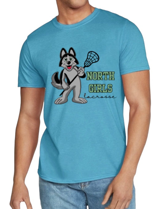 LACROSSE MASCOT Cotton Blend Tee