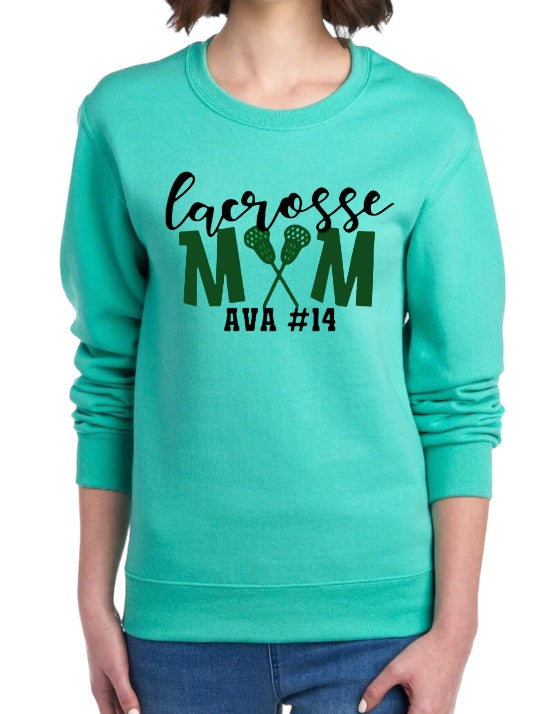 LACROSSE MOM Crewneck Sweatshirt