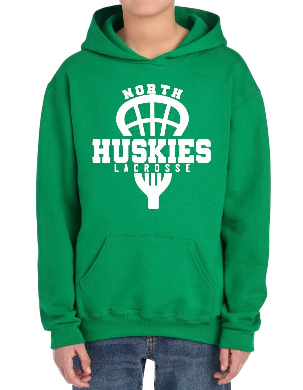 YOUTH NORTH HUSKIES LACROSSE Hooded Sweatshirt