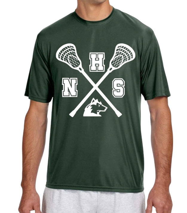 NHS LACROSSE Short Sleeve Performance Tee