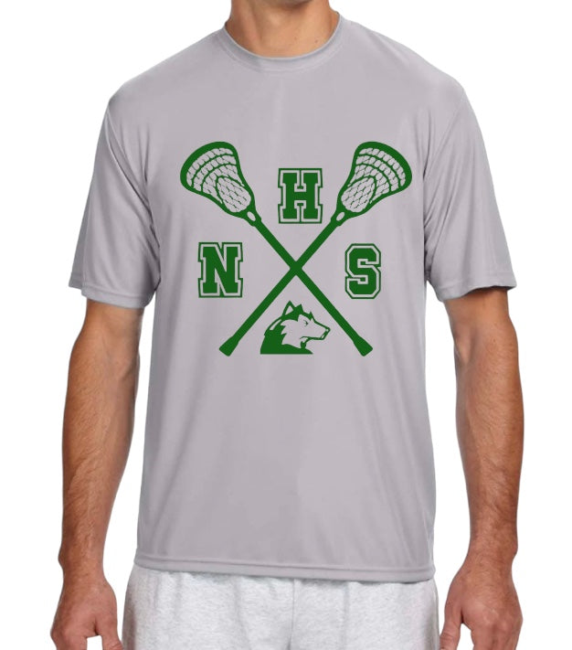 NHS LACROSSE Short Sleeve Performance Tee