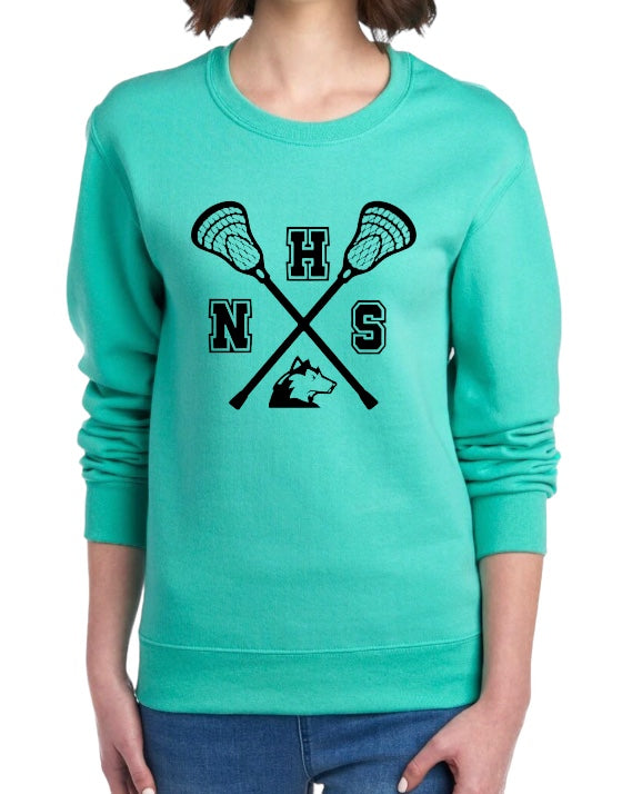 NHS LACROSSE Crewneck Sweatshirt