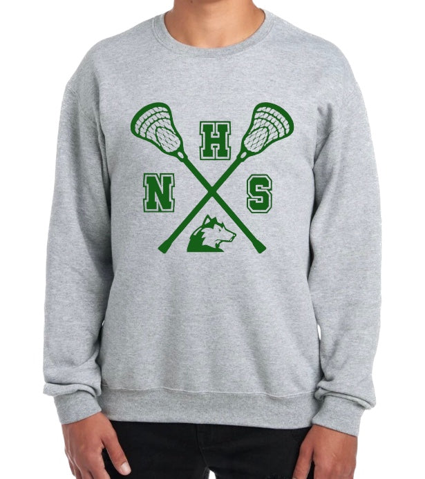 NHS LACROSSE Crewneck Sweatshirt