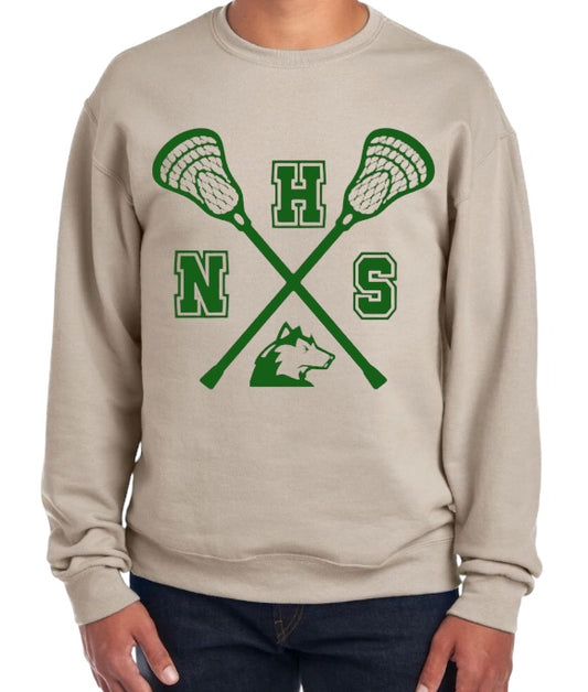 NHS LACROSSE Crewneck Sweatshirt