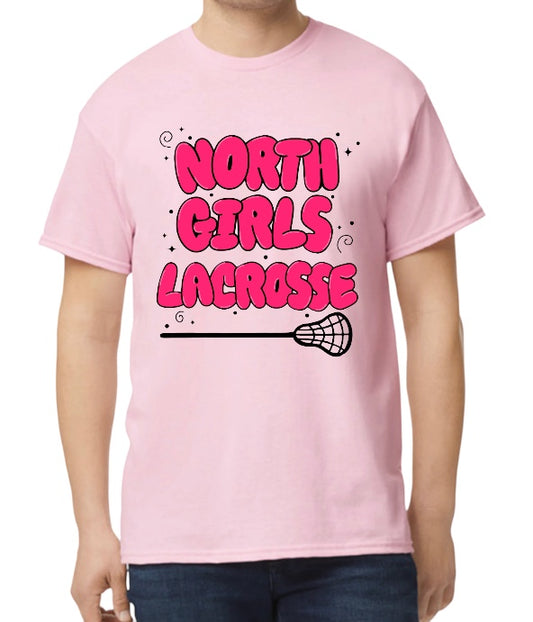 NORTH GIRLS LACROSSE VIBRANT Tee