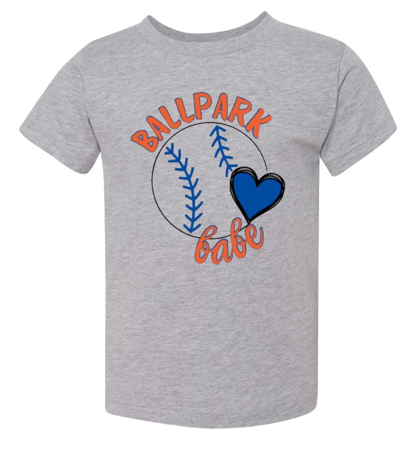 💙BALLPARK BABE💙 Infant/Toddler Tee