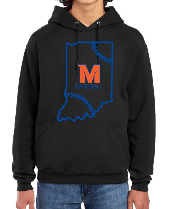 MTOWN INDIANA Fleece Hooded Sweatshirt