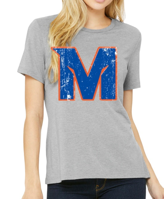 MTOWN M Ladies' Triblend Relaxed Short-Sleeve Tee