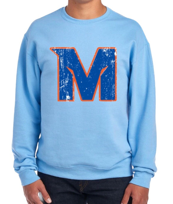 MTOWN M Fleece Unisex Crewneck Sweatshirt