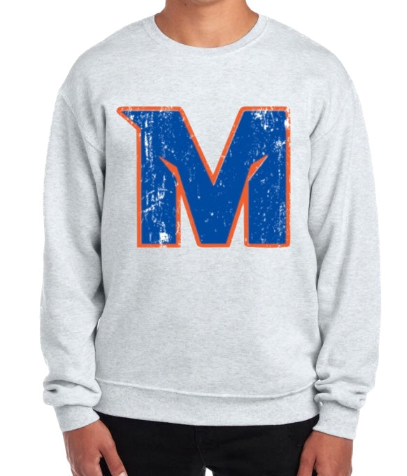 MTOWN M Fleece Unisex Crewneck Sweatshirt