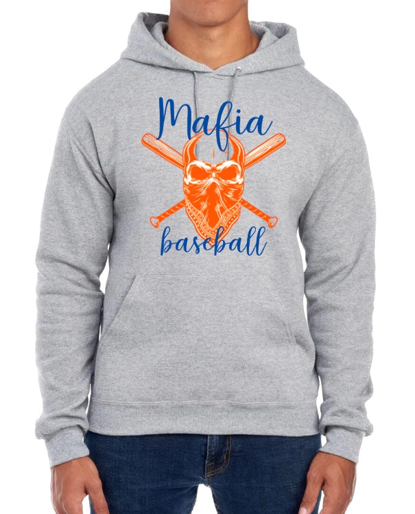 MAFIA BASEBALL Fleece Unisex Hooded Sweatshirt