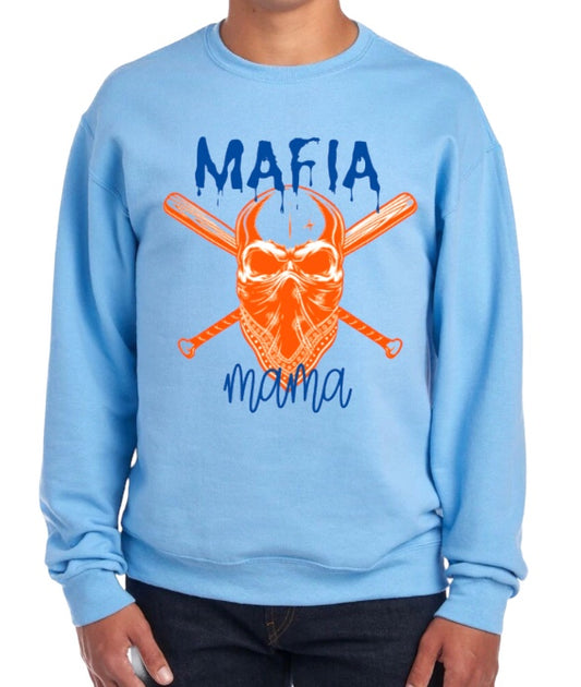 MAFIA MAMA Fleece Unisex Crewneck Sweatshirt