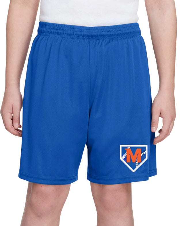 MTOWN Youth Unisex Cooling Performance Polyester Short