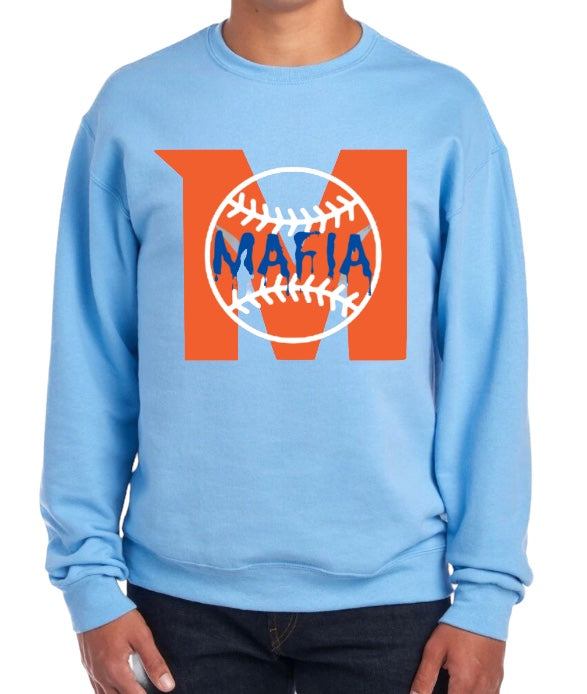 MAFIA STRIKEOUT Fleece Unisex Crewneck Sweatshirt