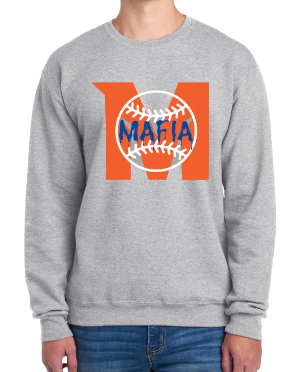 MAFIA STRIKEOUT Fleece Unisex Crewneck Sweatshirt