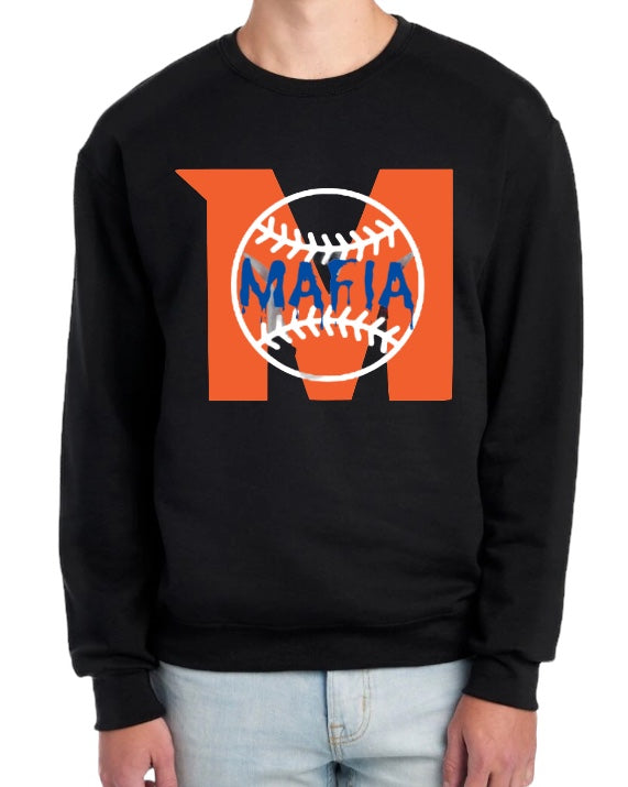 MAFIA STRIKEOUT Fleece Unisex Crewneck Sweatshirt