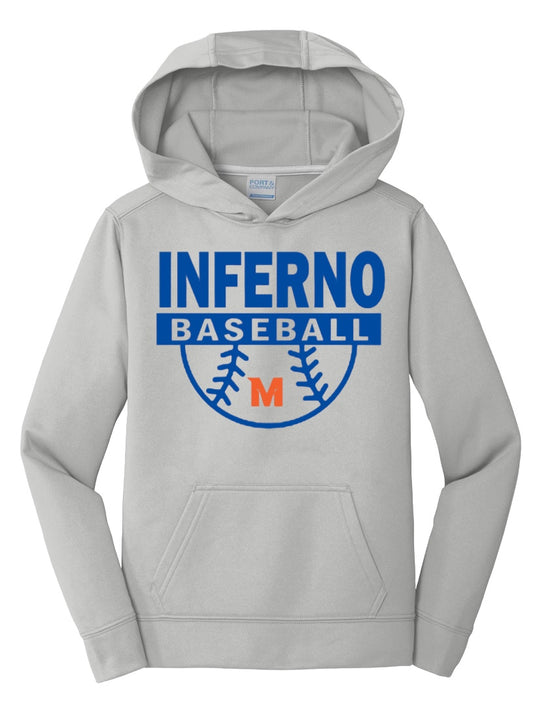 INFERNO HOMERUN Fleece Unisex Hooded Sweatshirt