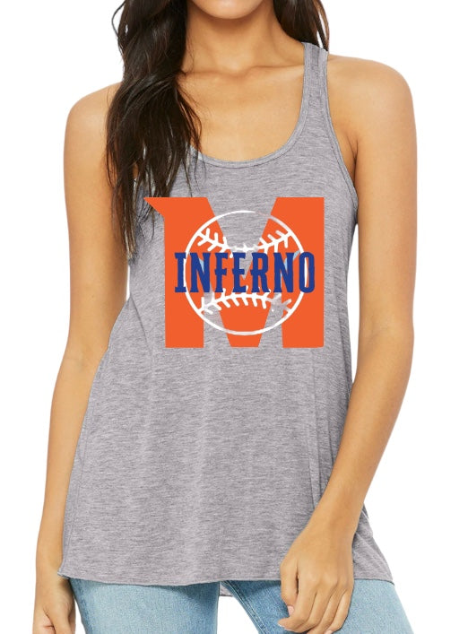 INFERNO STRIKEOUT Ladies’ Flowy Racerback Tank