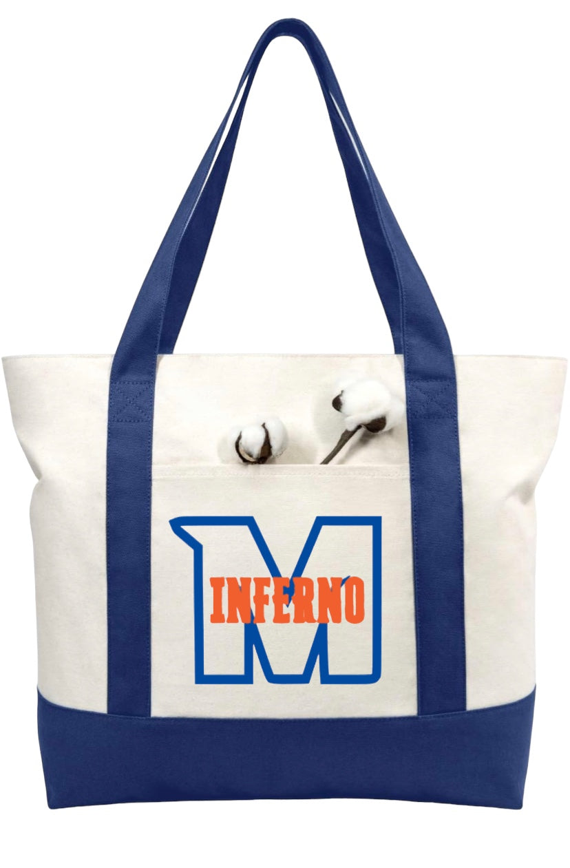 MTOWN INFERNO Canvas Tote Bag