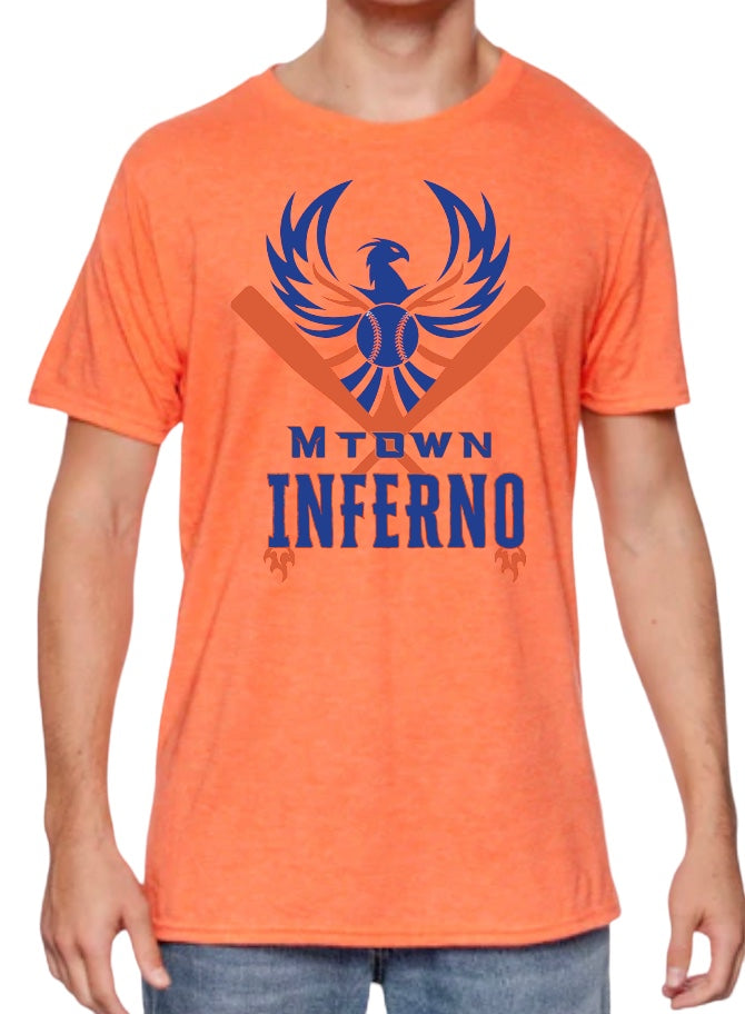 MTOWN INFERNO LOGO Softstyle Tee