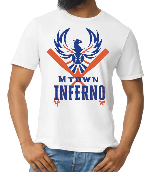 MTOWN INFERNO LOGO Softstyle Tee