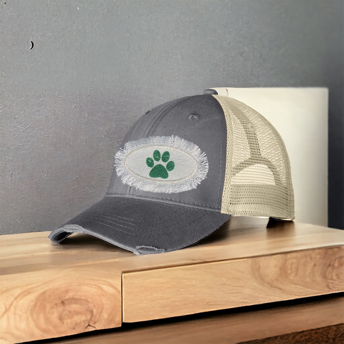 Huskies Distressed Trucker Hat