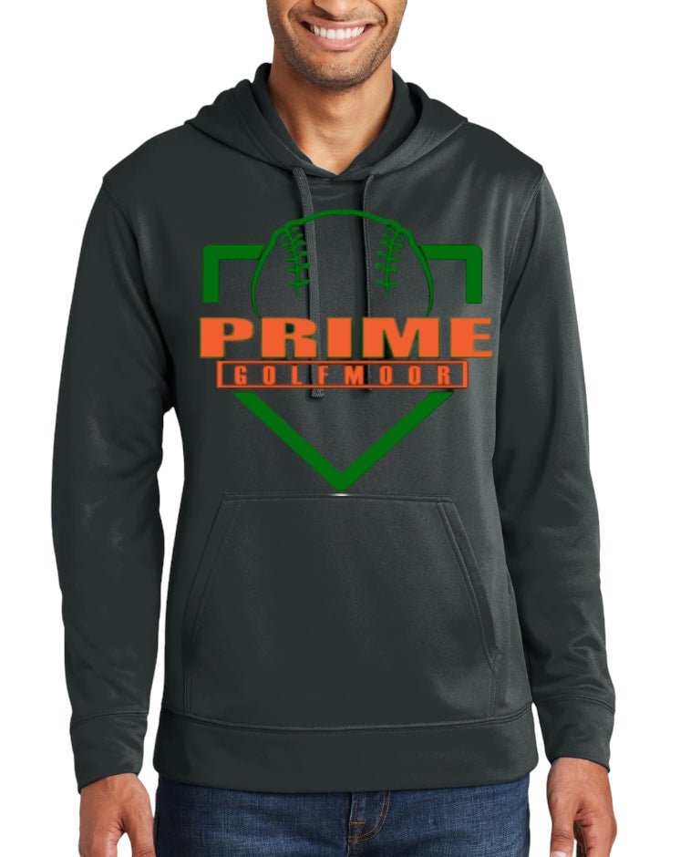 PRIME Dugout Unisex Performance Fleece Pullover Hooded Sweatshirt