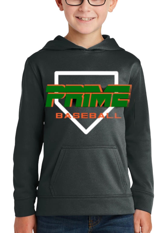 PRIME Changeup Youth Performance Fleece Pullover Hooded Sweatshirt