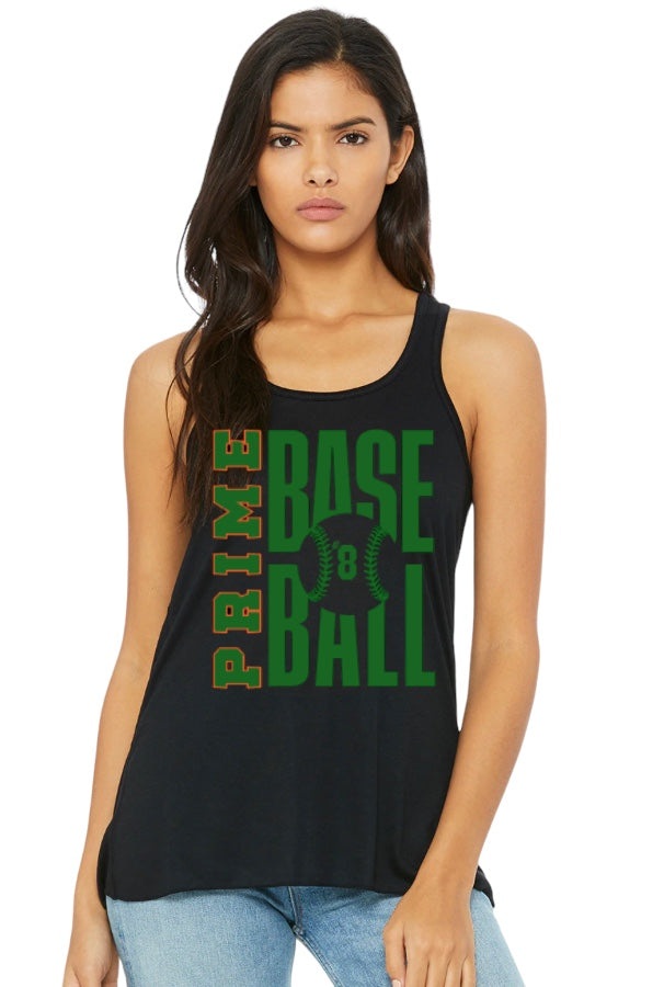 PRIME Baseball Ladies' Flowy Racerback Tank