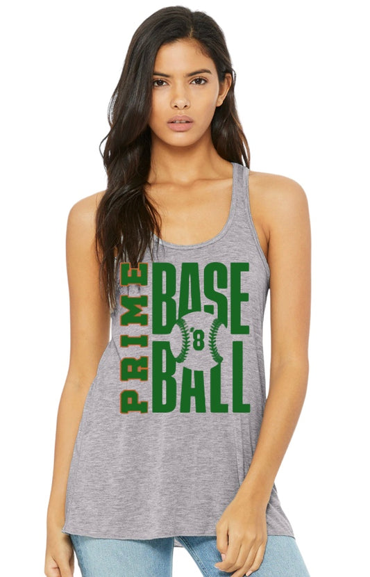 PRIME Baseball Ladies' Flowy Racerback Tank