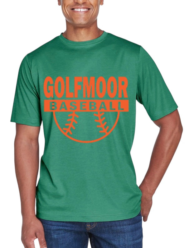 GOLFMOOR Homerun Unisex Sonic Heather Performance T-Shirt