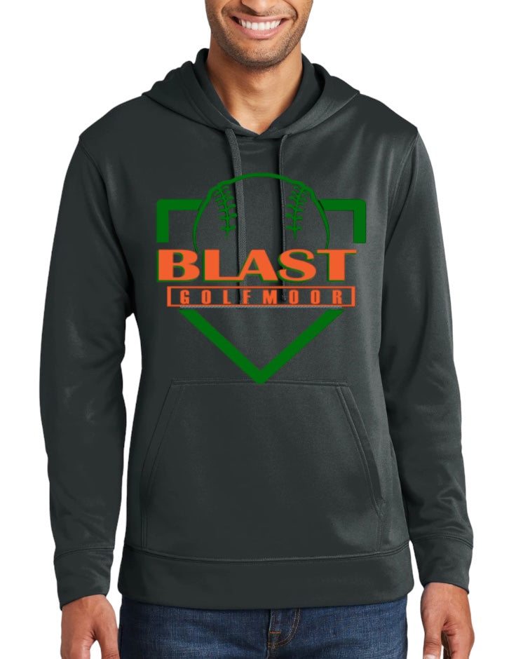 BLAST Dugout Youth Performance Fleece Pullover Hooded Sweatshirt