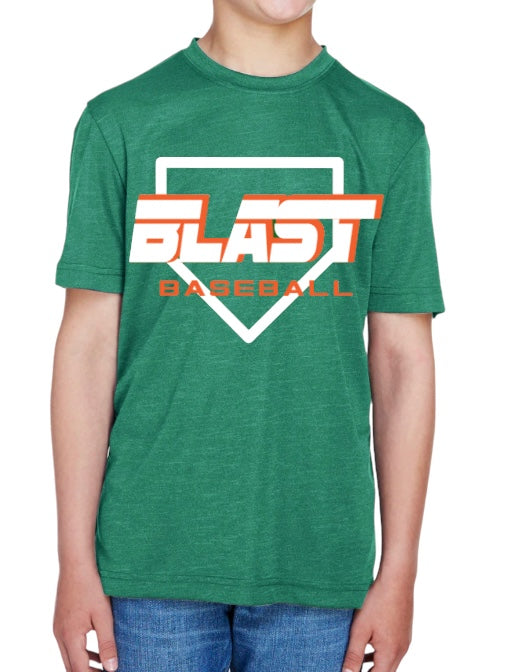 BLAST Changeup Youth Unisex Sonic Heather Performance T-Shirt