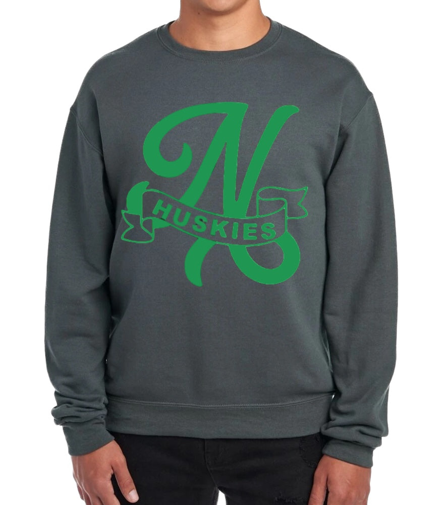 HUSKY Monogram Crewneck Sweatshirt