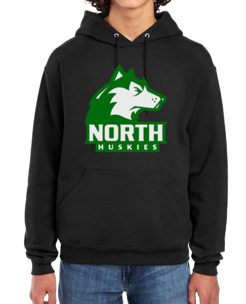 NORTH HUSKIES Hooded Sweatshirt-YOUTH