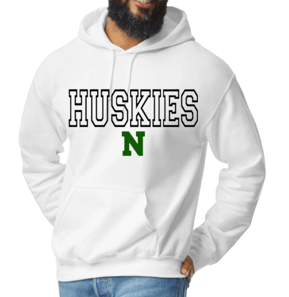 HUSKIES Letterman Hooded Sweatshirt