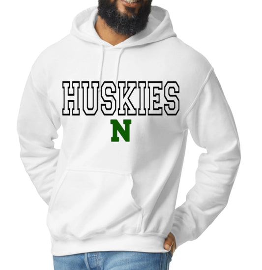 HUSKIES Letterman Hooded Sweatshirt-YOUTH