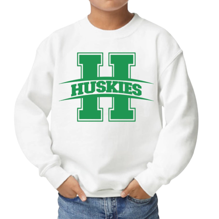 HUSKIES Kickout Crewneck Sweatshirt-YOUTH