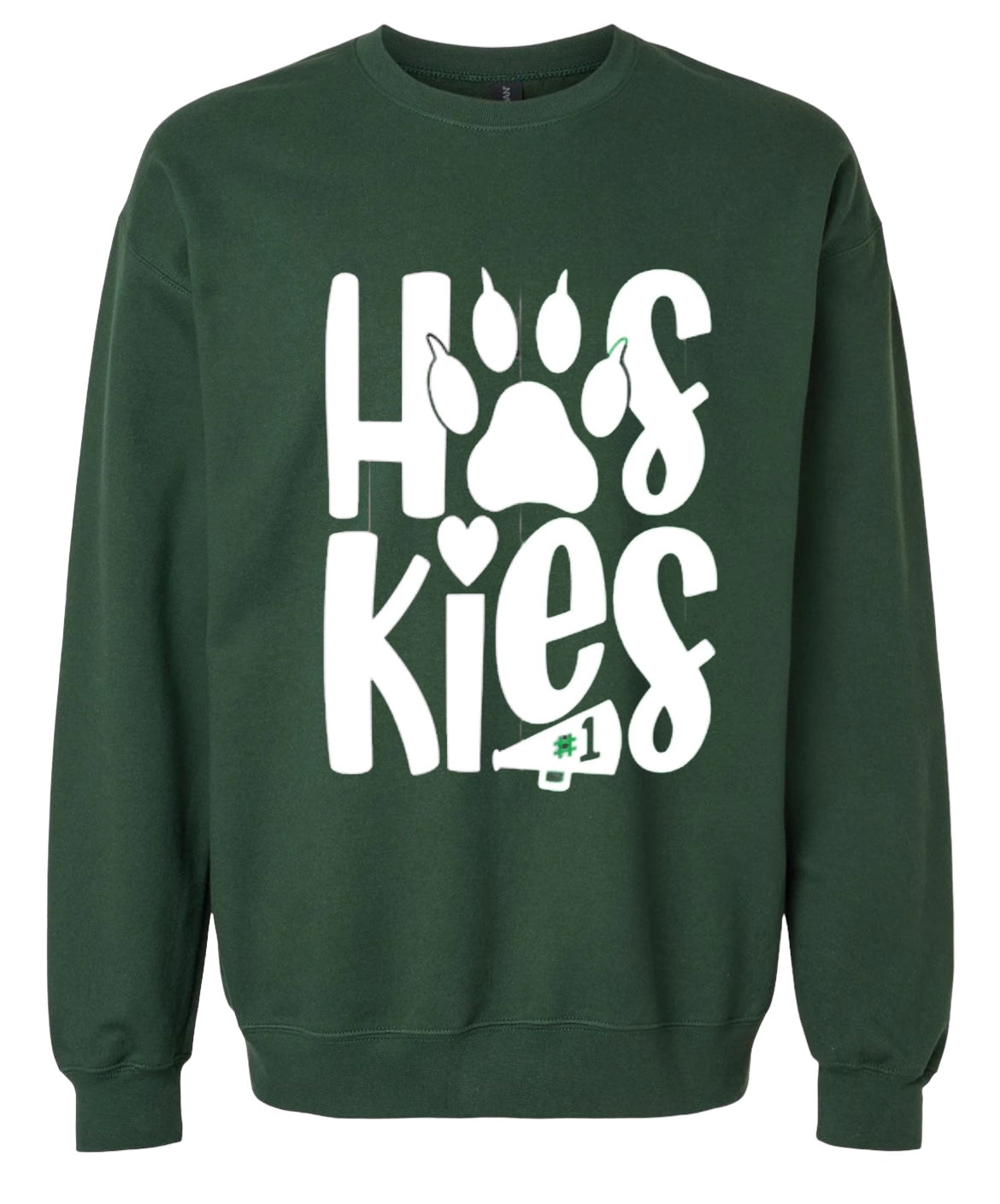 HUSKIES Spirit Crewneck Sweatshirt-YOUTH