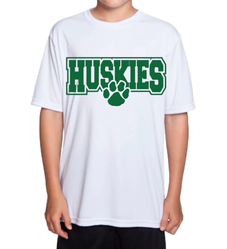 HUSKIES Howl Performance Tee-Youth