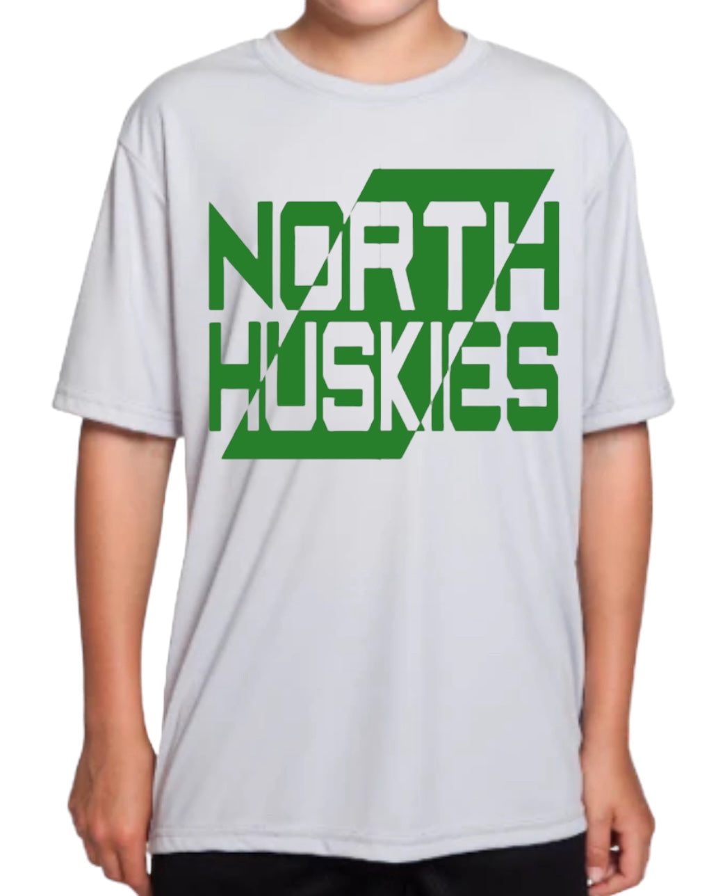 HUSKIES Contrast Performance Tee-YOUTH