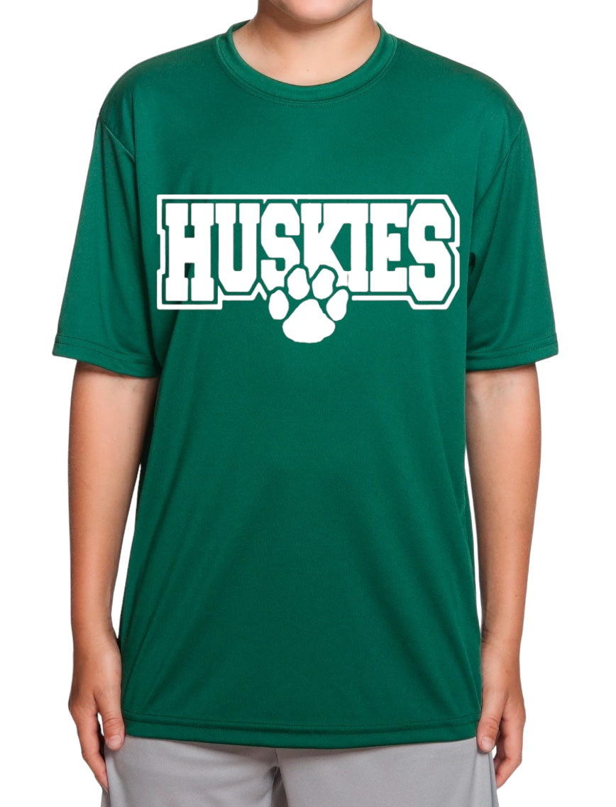 HUSKIES Howl Performance Tee-Youth