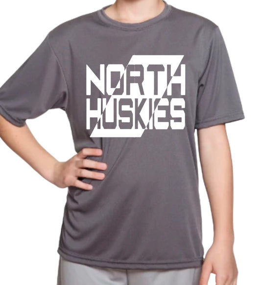 HUSKIES Contrast Performance Tee-YOUTH