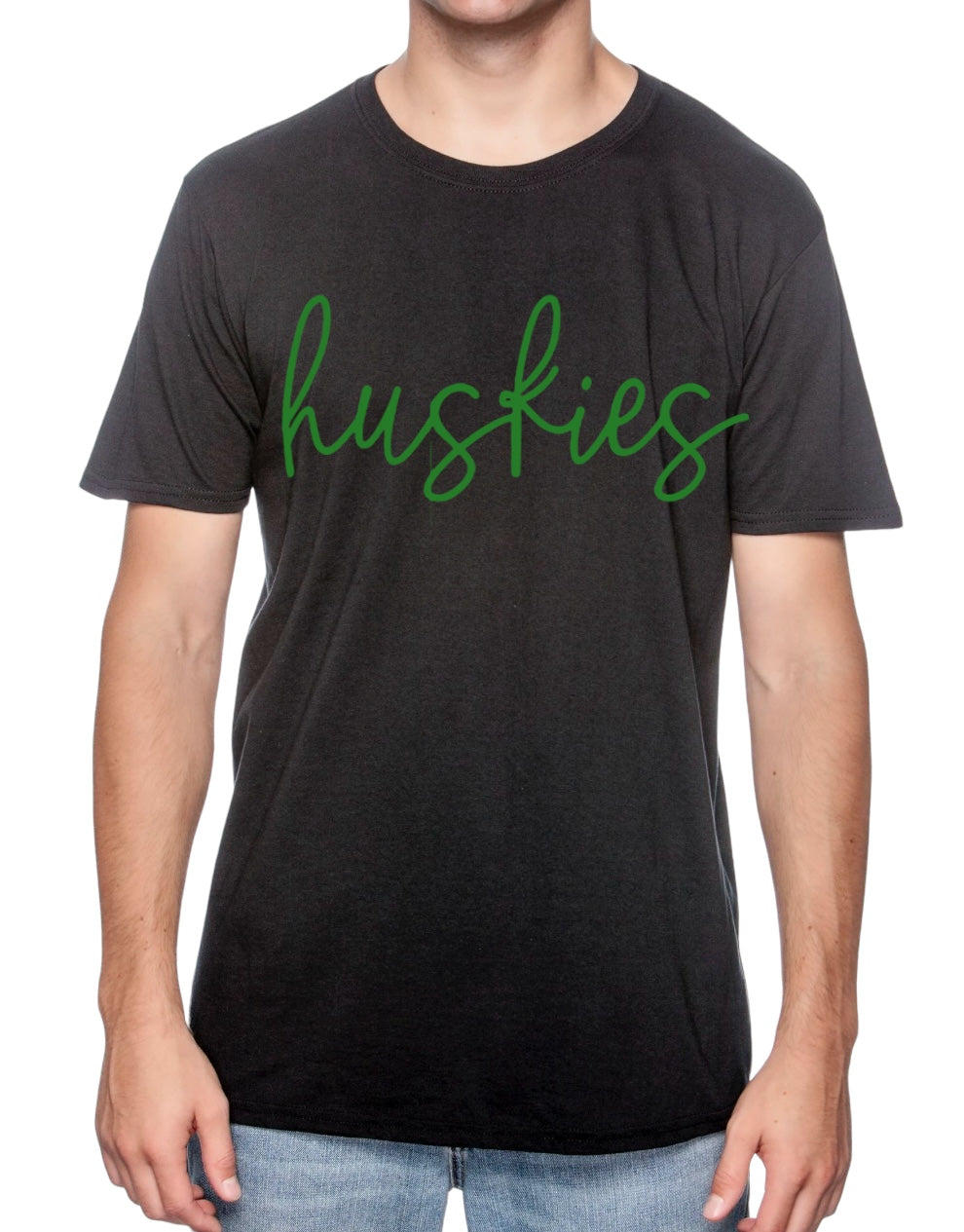 HUSKIES Script Softstyle Tee