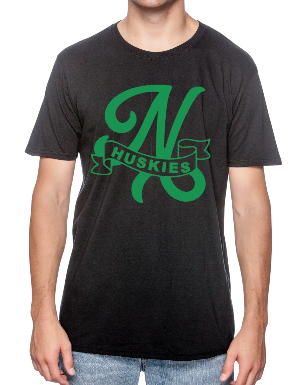 HUSKIES Monogram Softstyle Tee