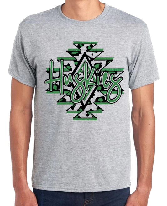 HUSKIES Aztec Softstyle Tee