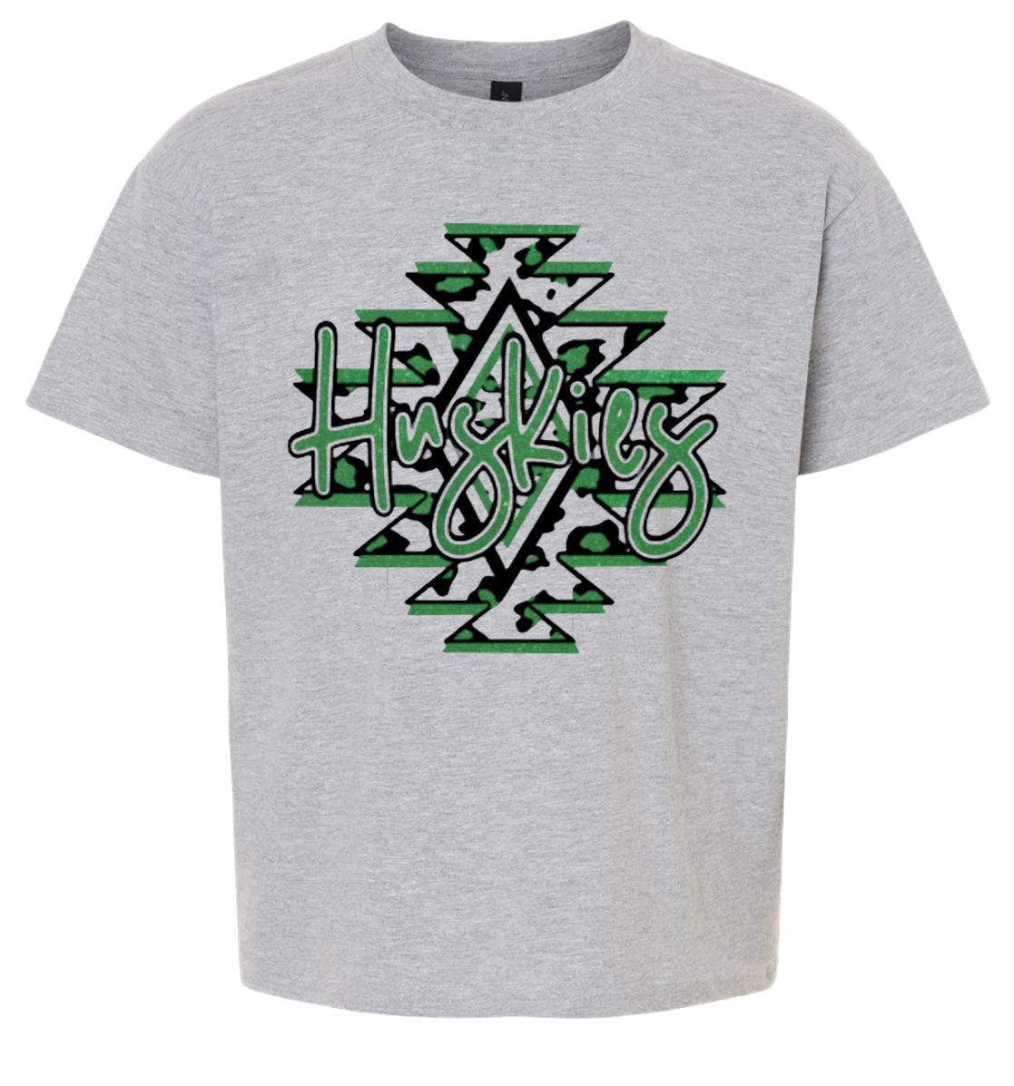 HUSKIES Aztec Softstyle Tee-YOUTH