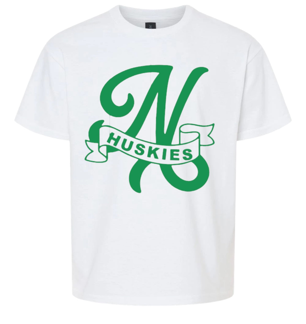 Huskies Monogram Softstyle Tee-YOUTH