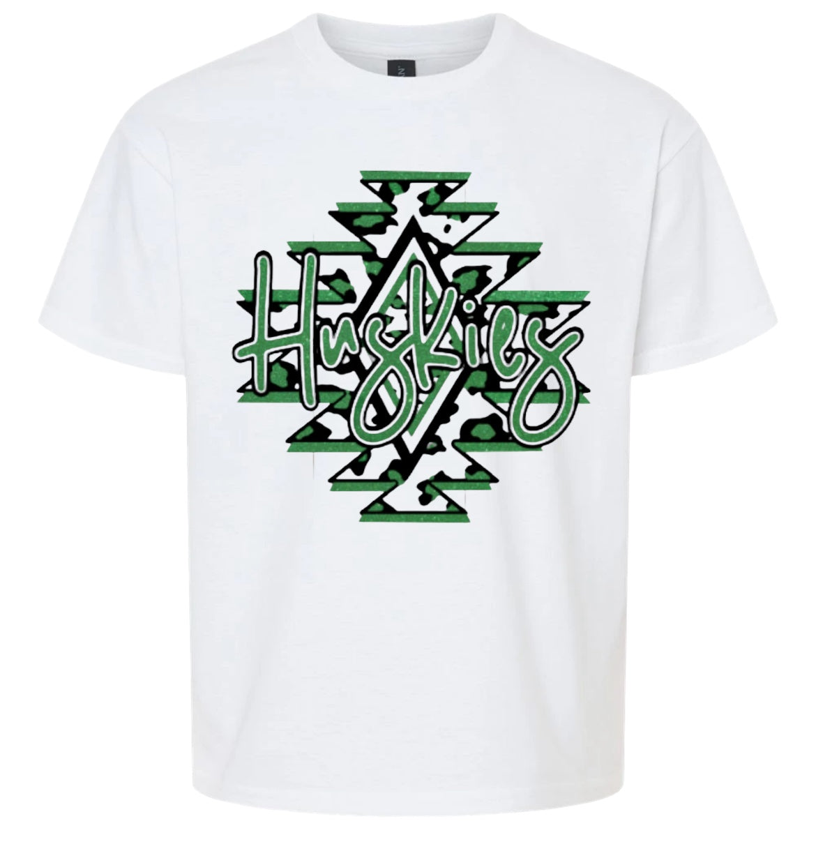 HUSKIES Aztec Softstyle Tee-YOUTH