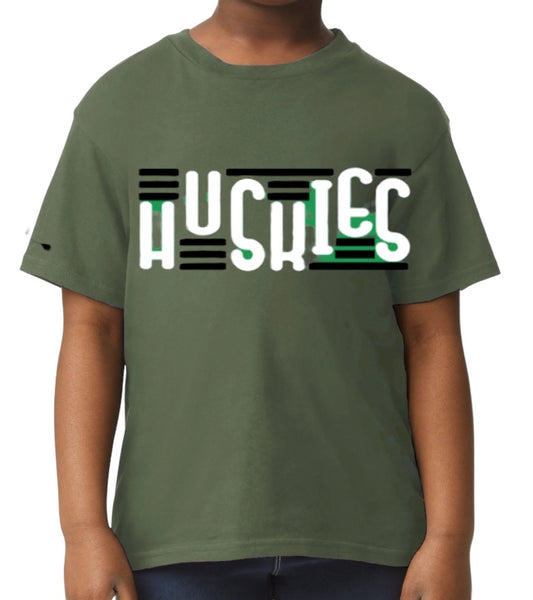 Huskies Aurora Softstyle Tee-YOUTH